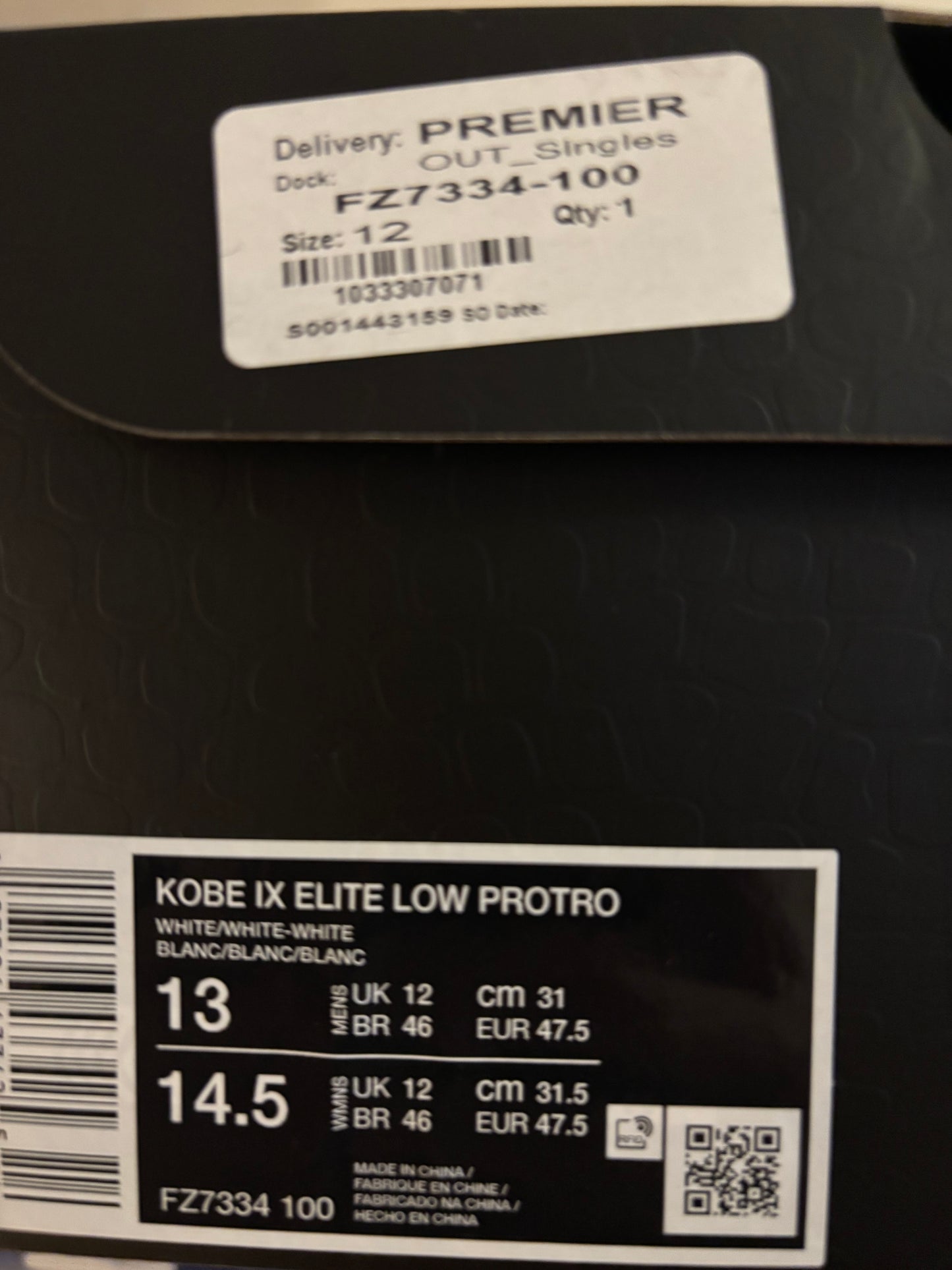 Nike Kobe 9 Low Protro ‘Halo’