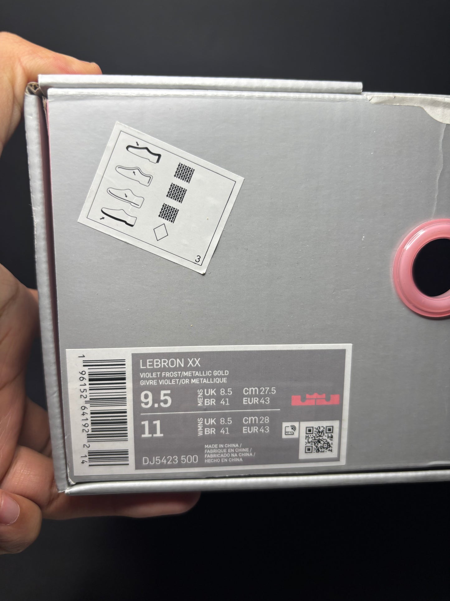 Nike Lebron 20 ‘Violet Frost’