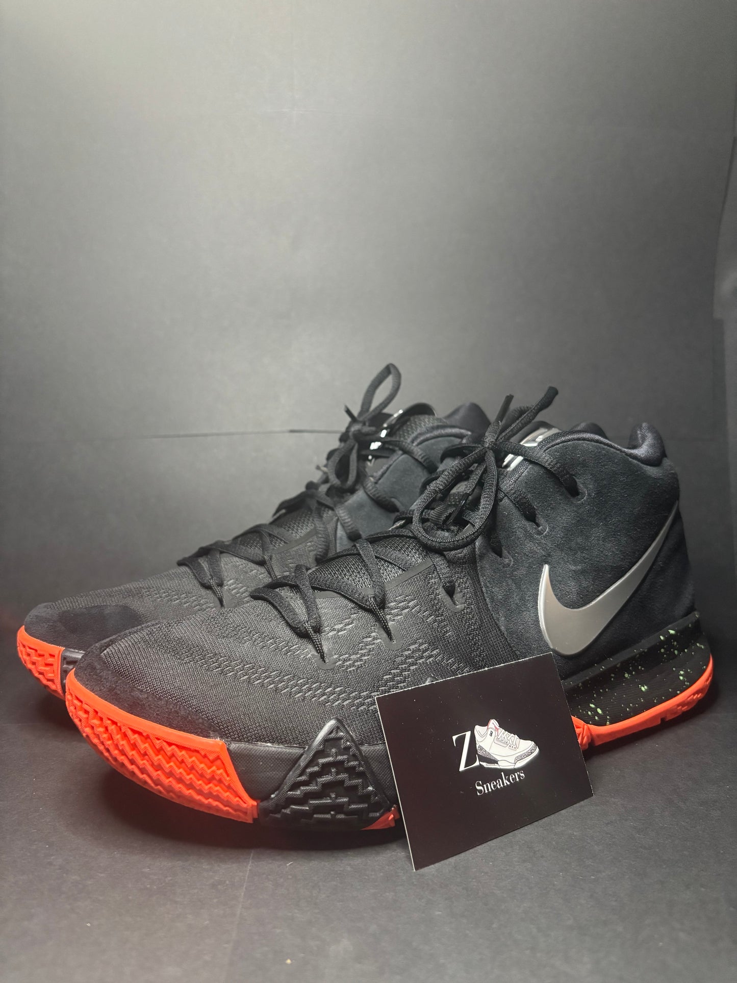 Nike Kyrie 4 ‘Black Silver Orange’